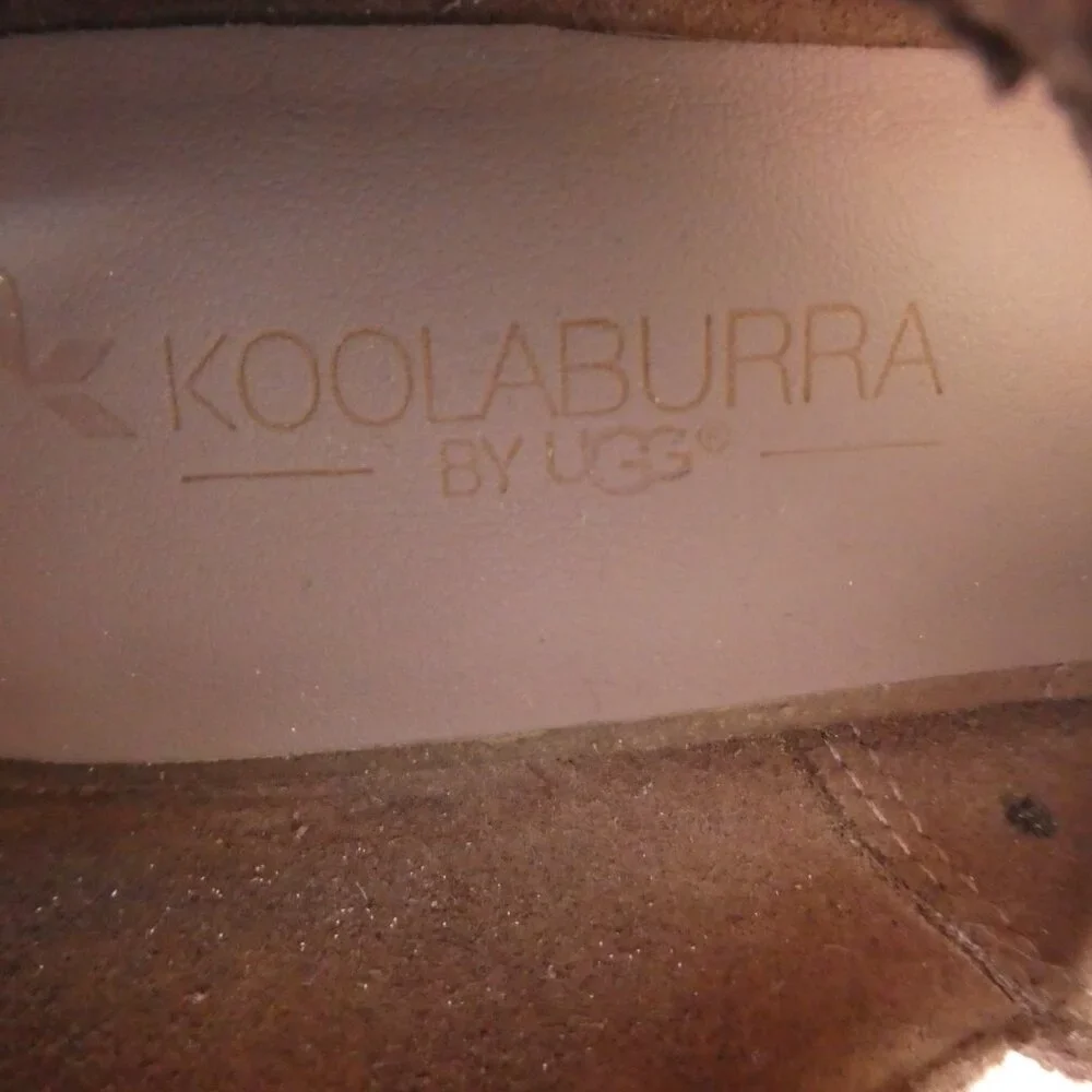 Koolabura by UGG Sophy Suede Open Toe Shootie Ankle Bootie Womens 6.5